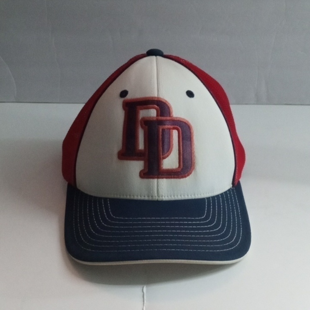 Pacific Headwear Pro Model Truckers Cap  S/M Red White Navy Pre-owned